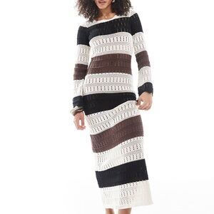 ASOS Striped Maxi Beach Dress
